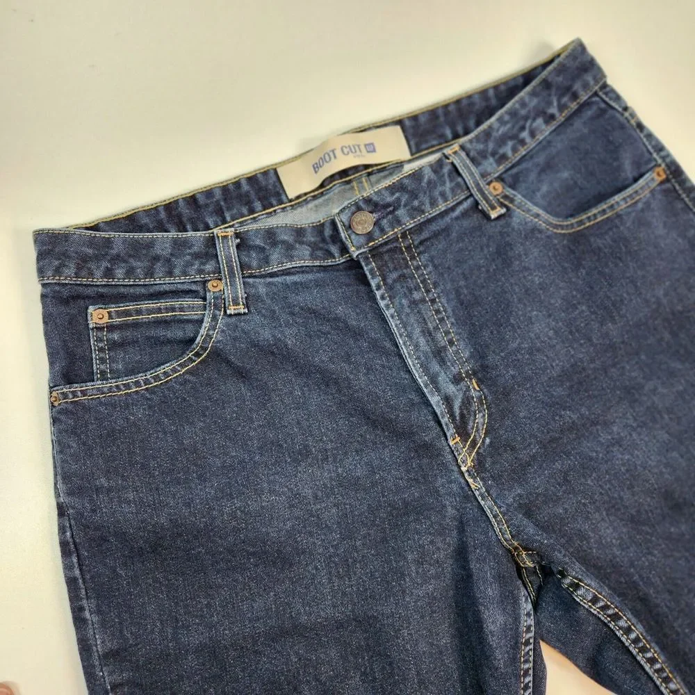 Gap Bootcut Stretch Jeans Size 14 Long‎ Dark Denim (Inseam Hemmed to 26 1/4